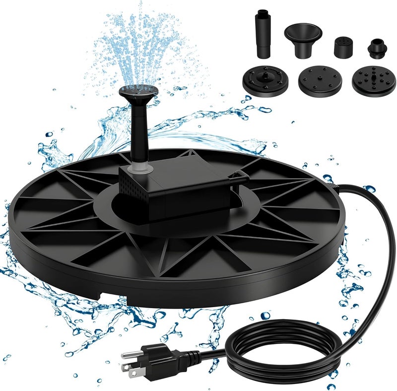 Loyala Bird Bath Heater, 70W Submersible Pond Deicer Bird Bath Deicer Birdbath Water Heater Thermostatic Control Power Saving for Outdoors in Winter (with Water Pump) - Image 1
